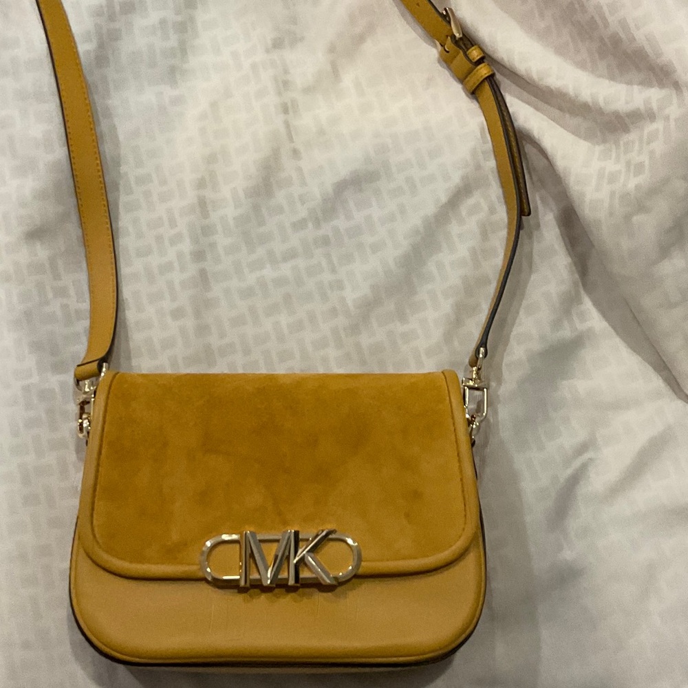 Michael Kors Gold Crossbody Bag